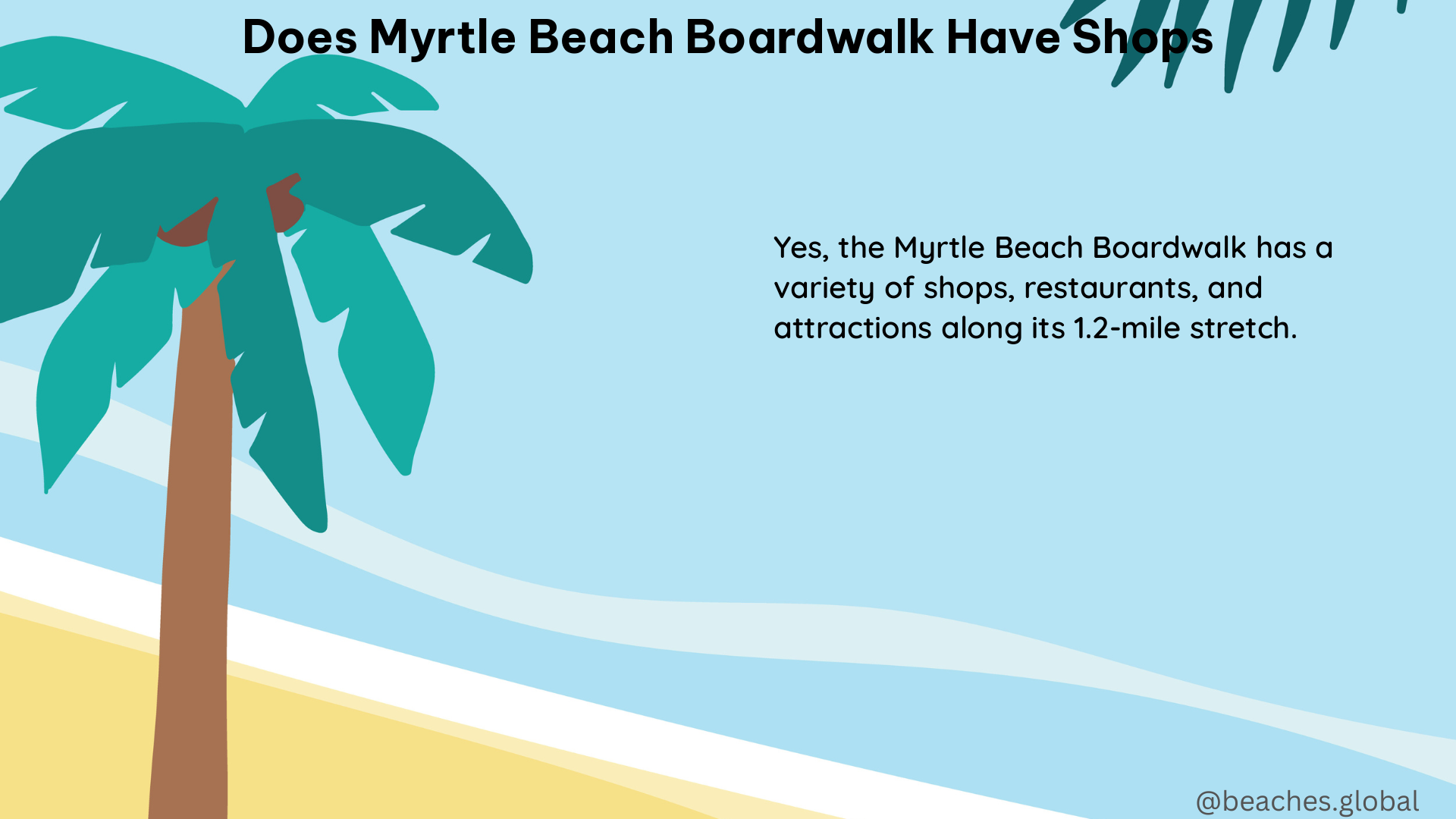 does myrtle beach boardwalk have shops