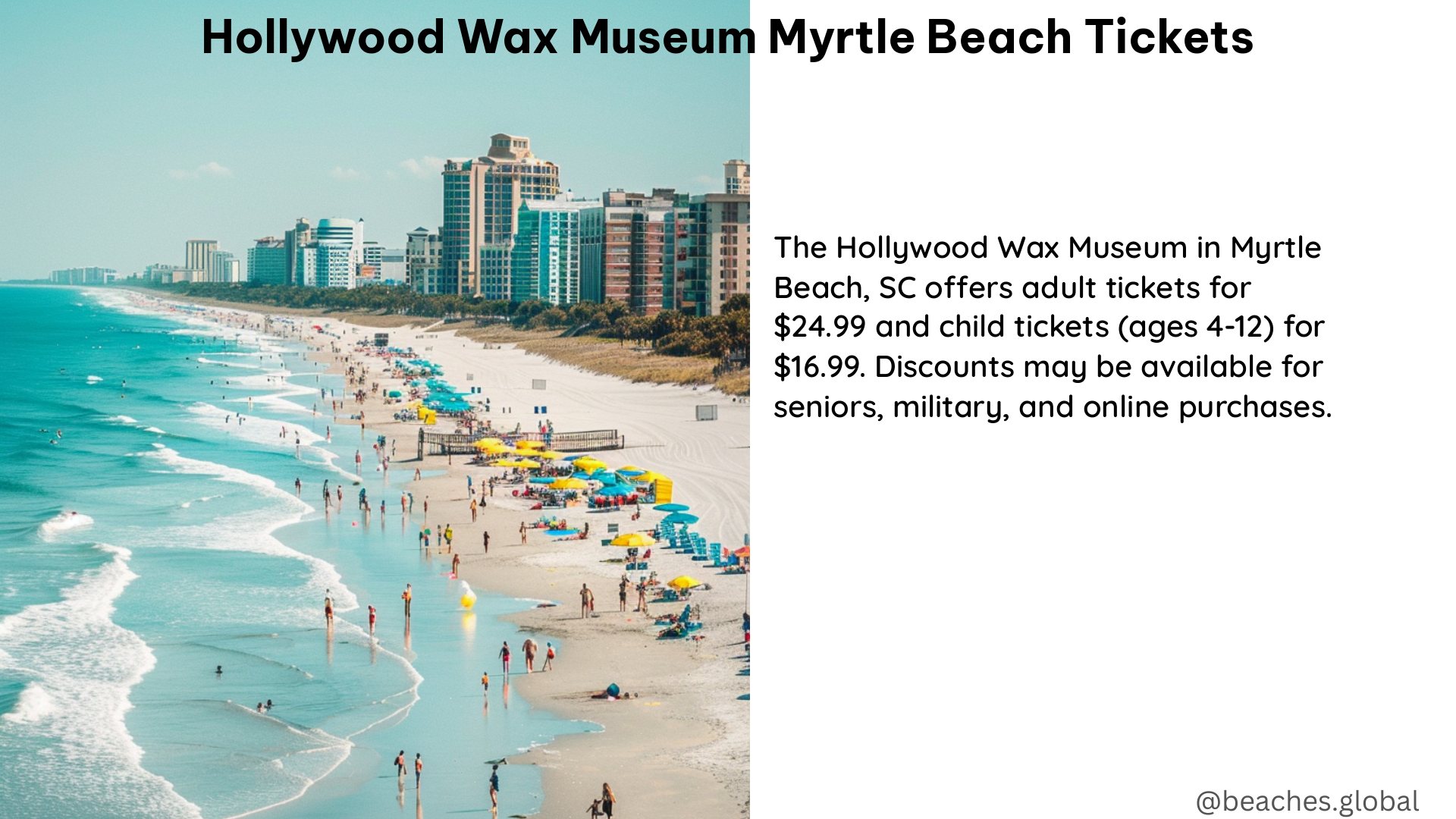 hollywood wax museum myrtle beach tickets