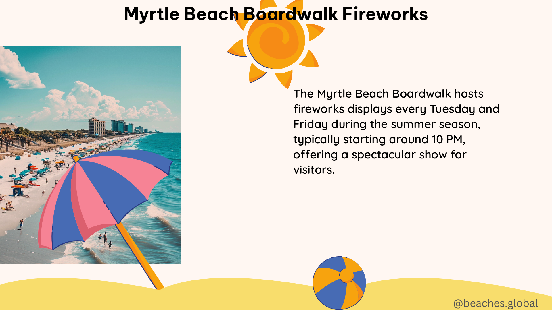 myrtle beach boardwalk fireworks 1