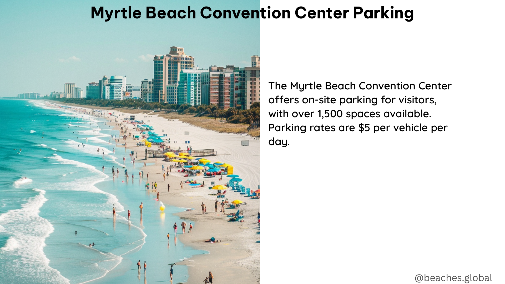 myrtle beach convention center parking