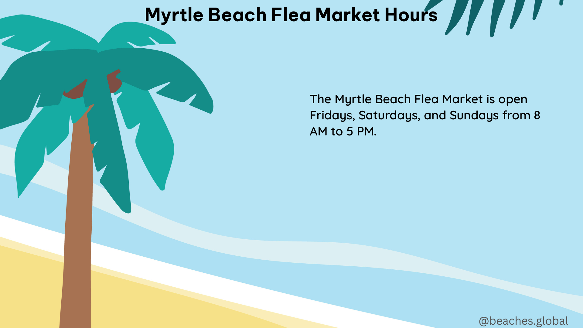 myrtle beach flea market hours