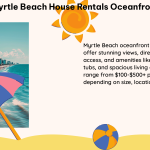 myrtle beach house rentals oceanfront 1