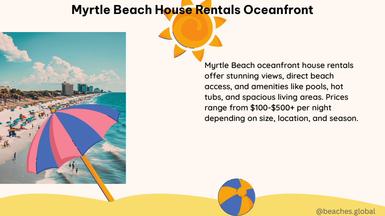 myrtle beach house rentals oceanfront 1