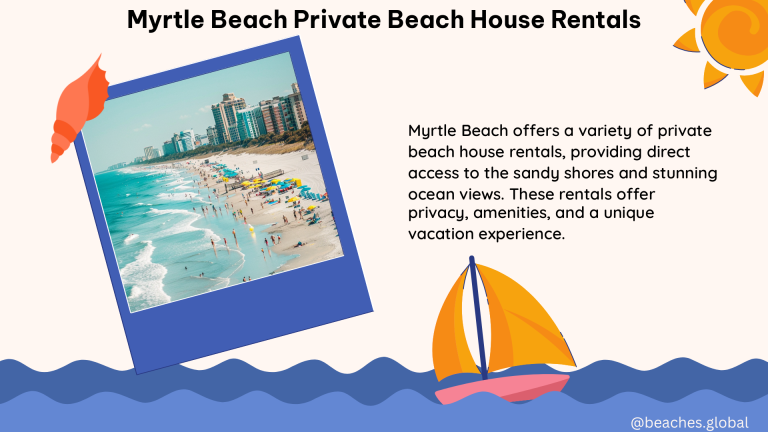 myrtle beach private beach house rentals 1