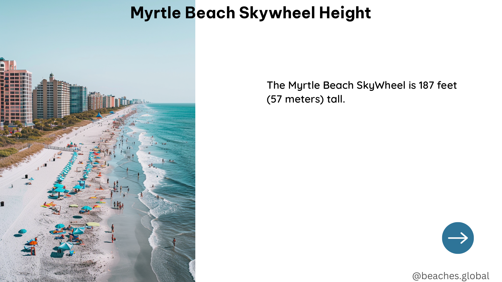 myrtle beach skywheel height