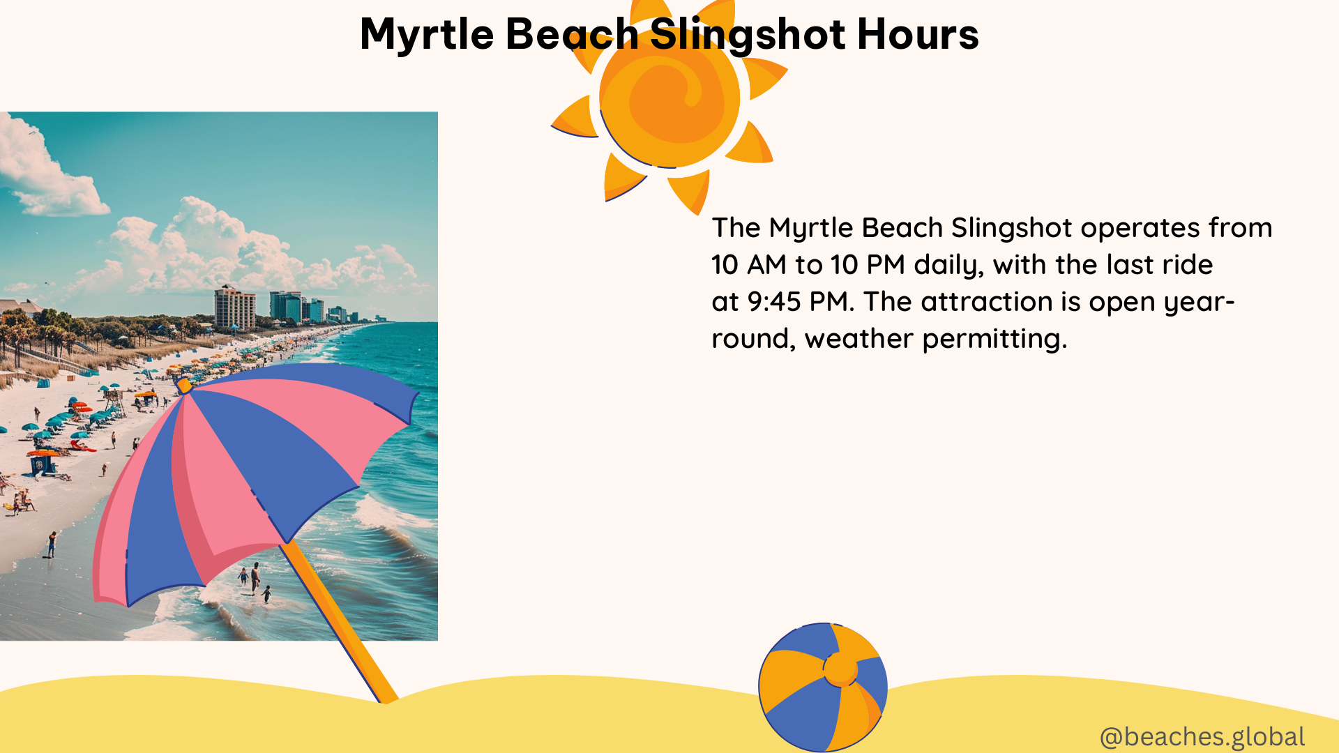 myrtle beach slingshot hours