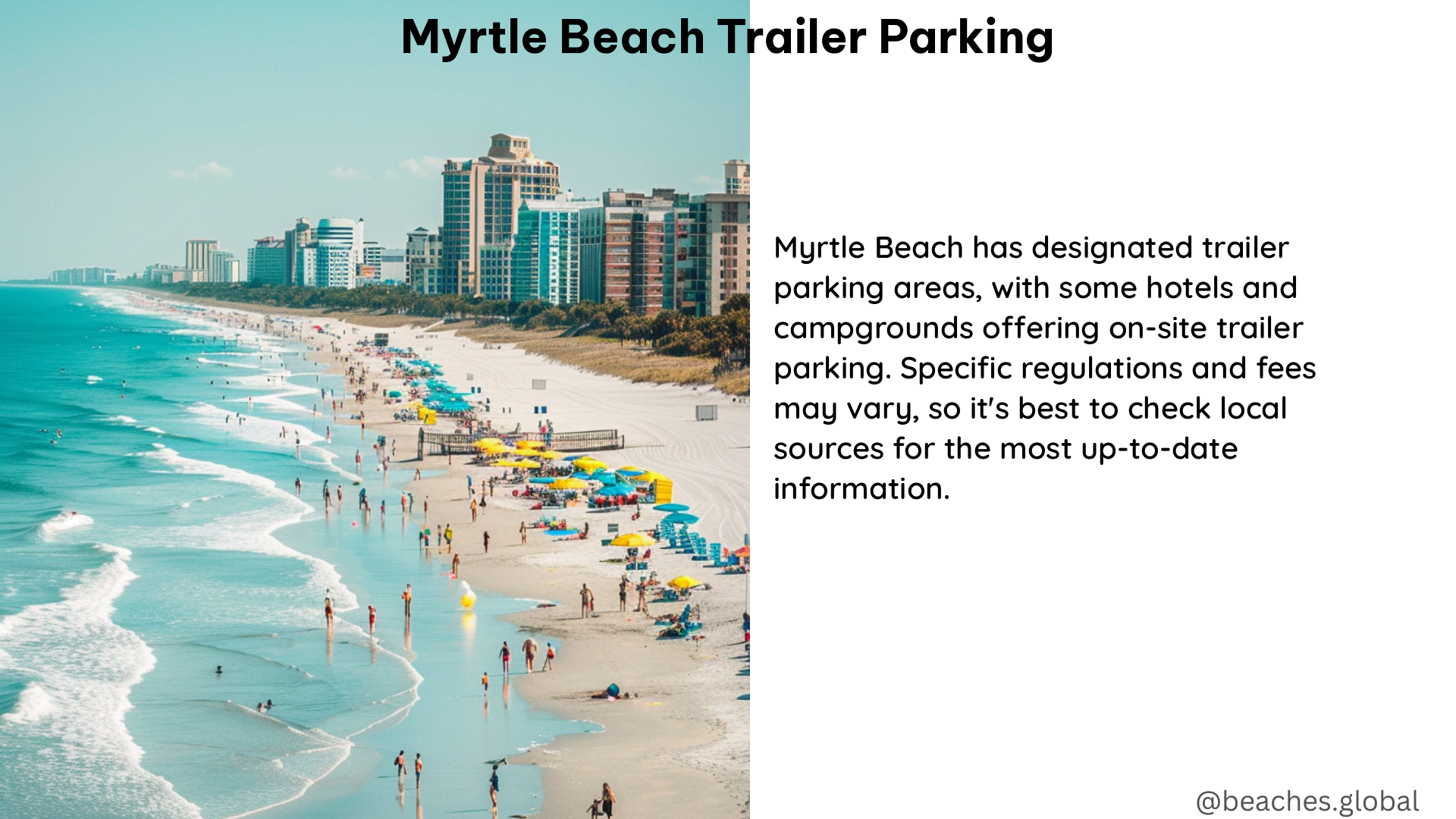 myrtle beach trailer parking