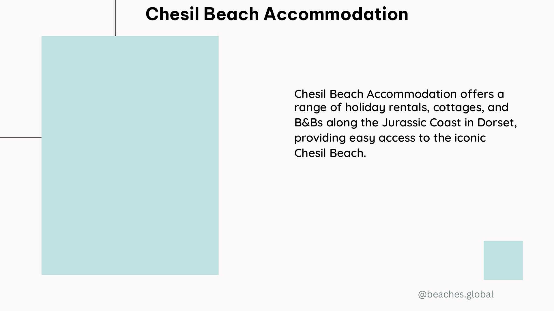 Chesil Beach Accommodation