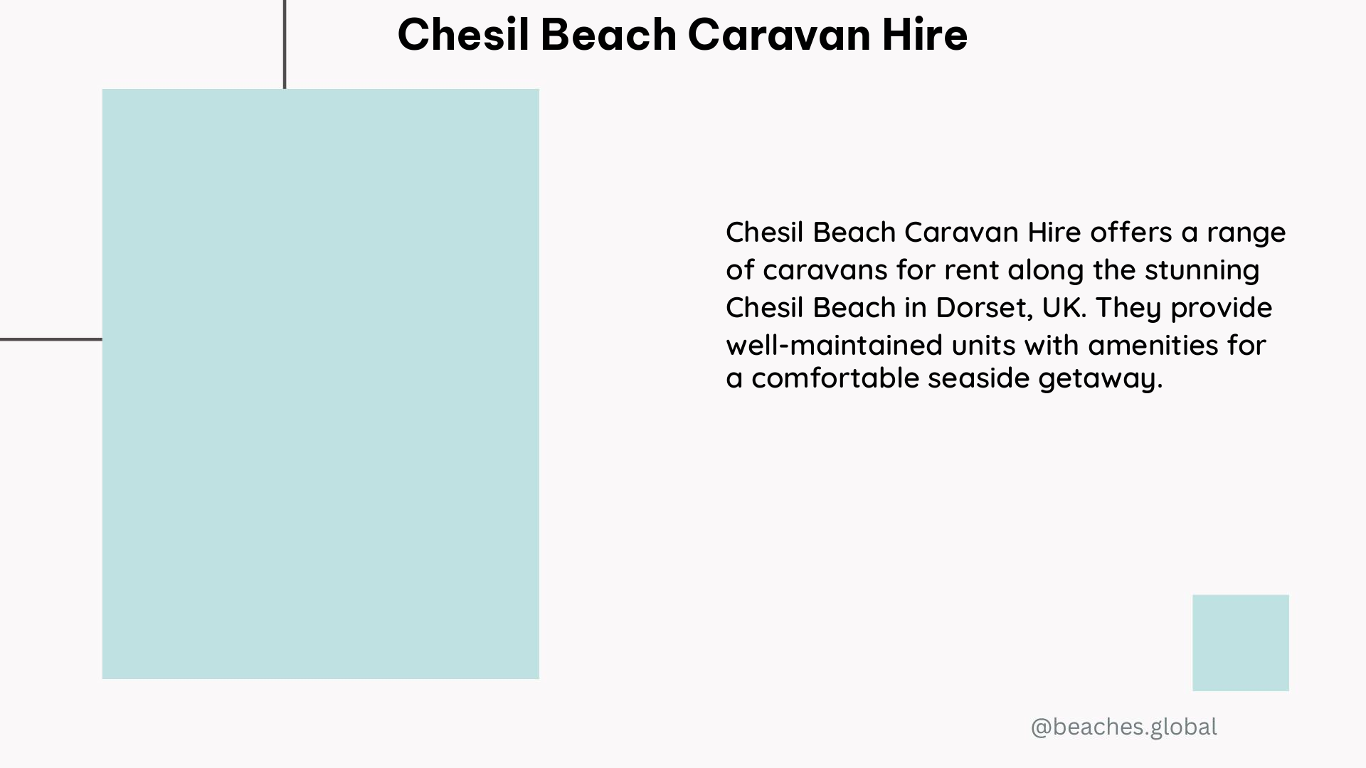 Chesil Beach Caravan Hire