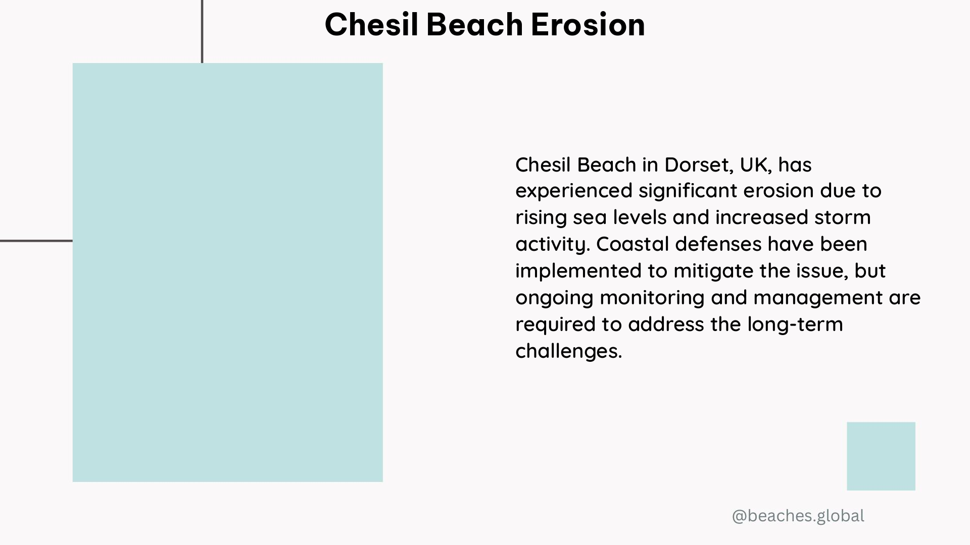 Chesil Beach Erosion