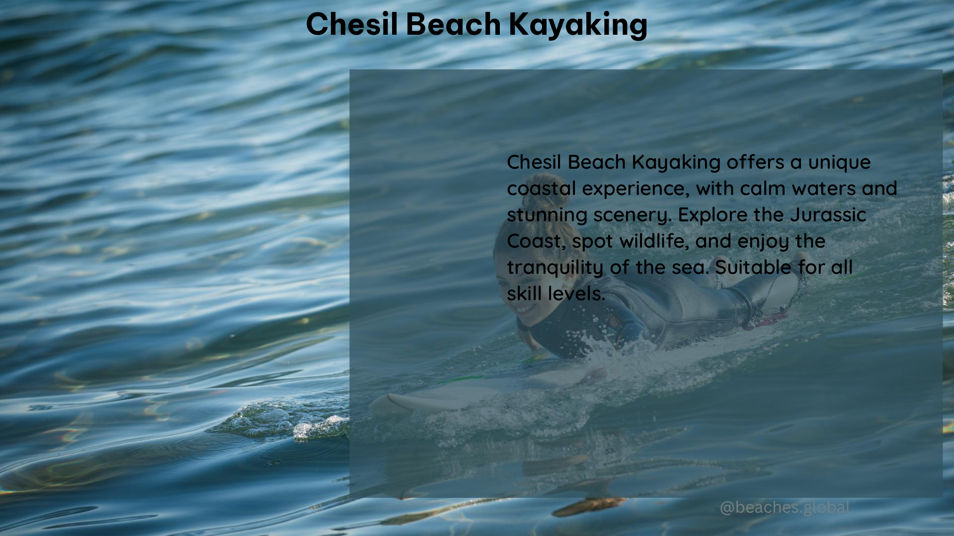 Chesil Beach Kayaking