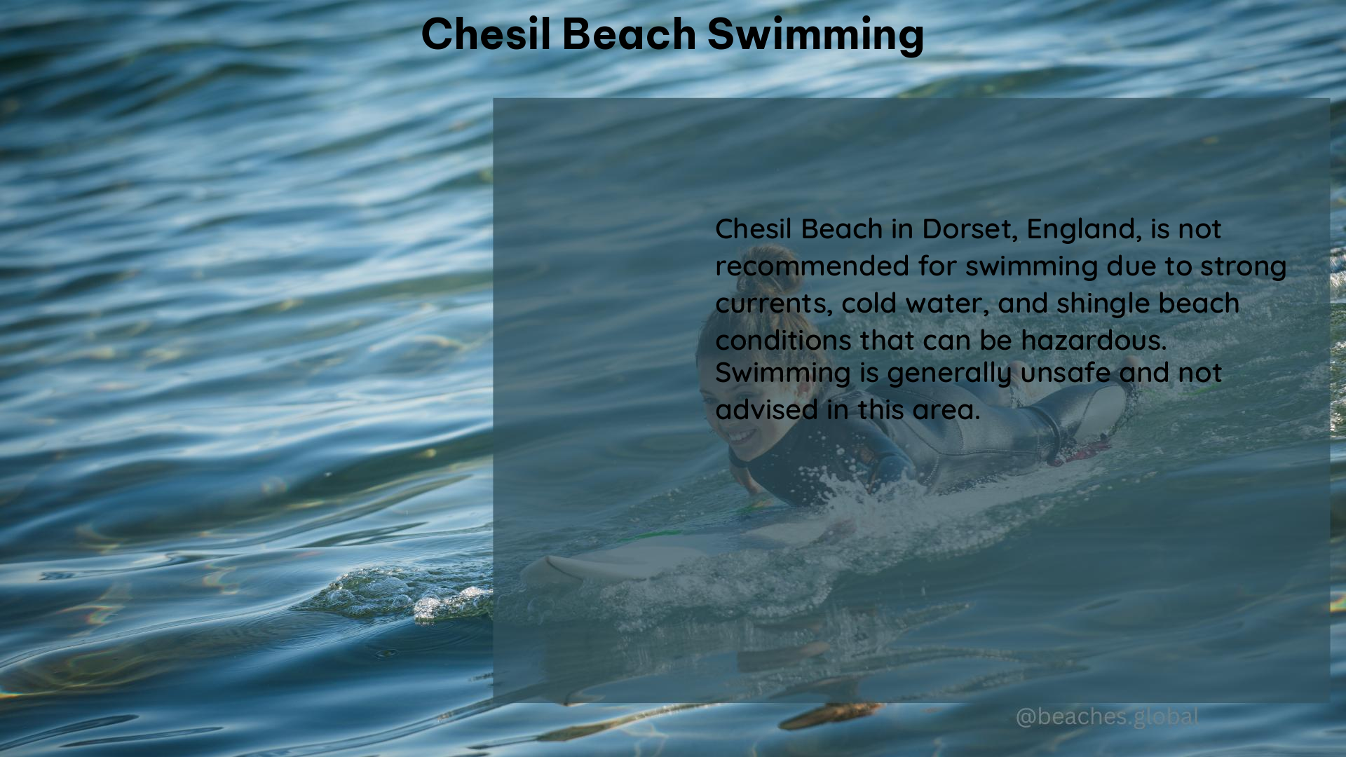 Chesil Beach Swimming