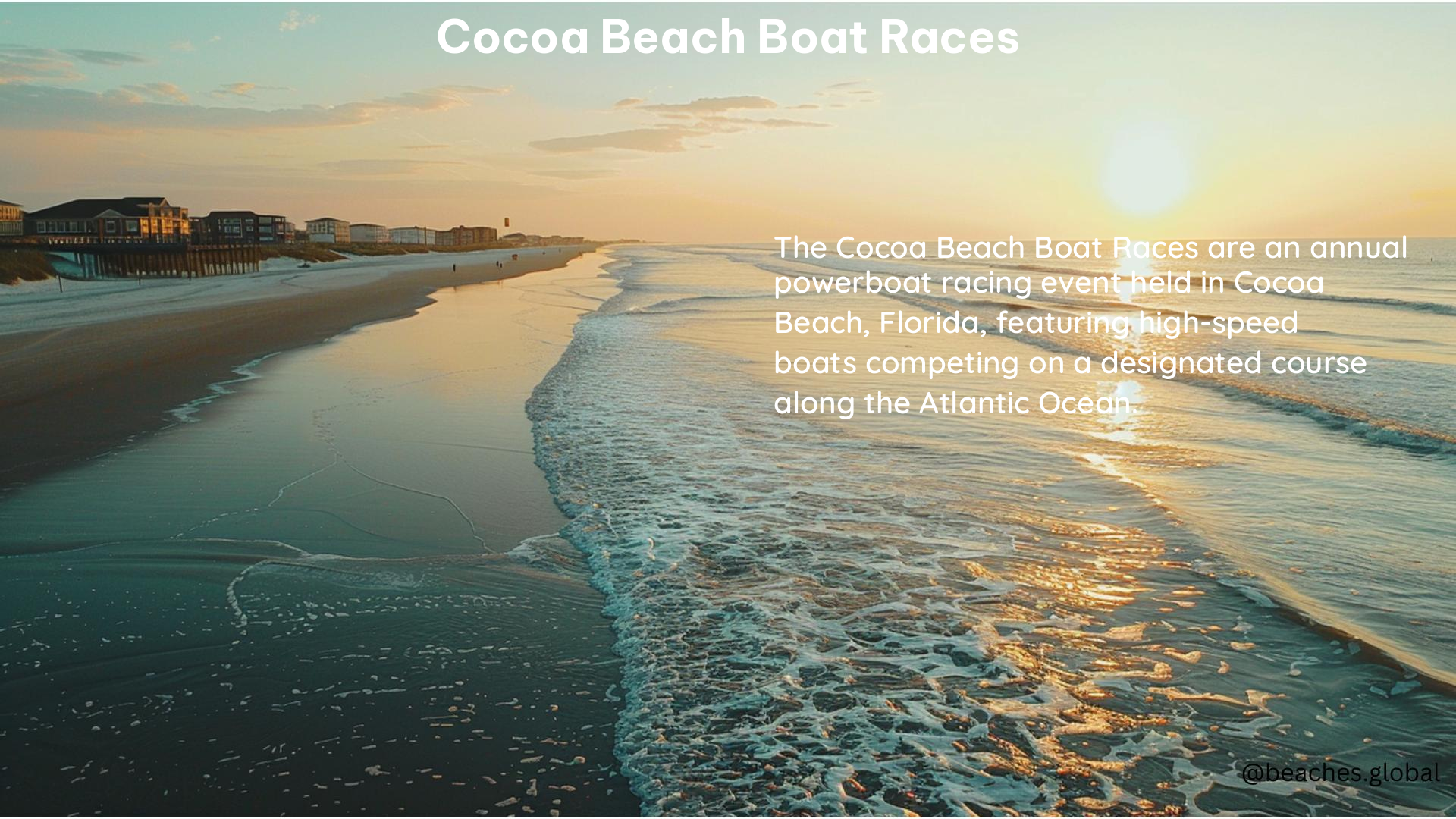 Cocoa Beach Boat Races