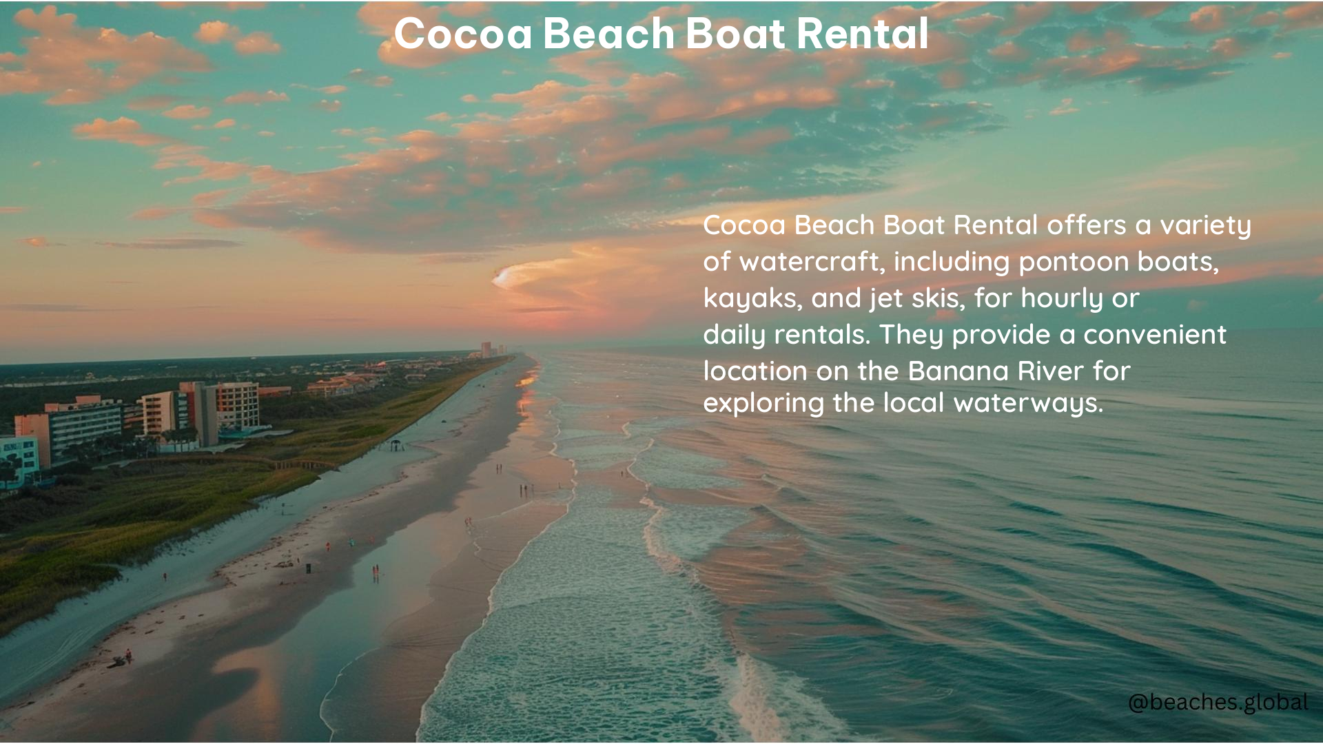 Cocoa Beach Boat Rental