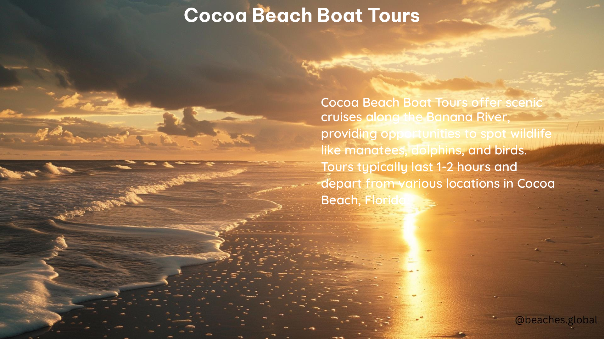 Cocoa Beach Boat Tours