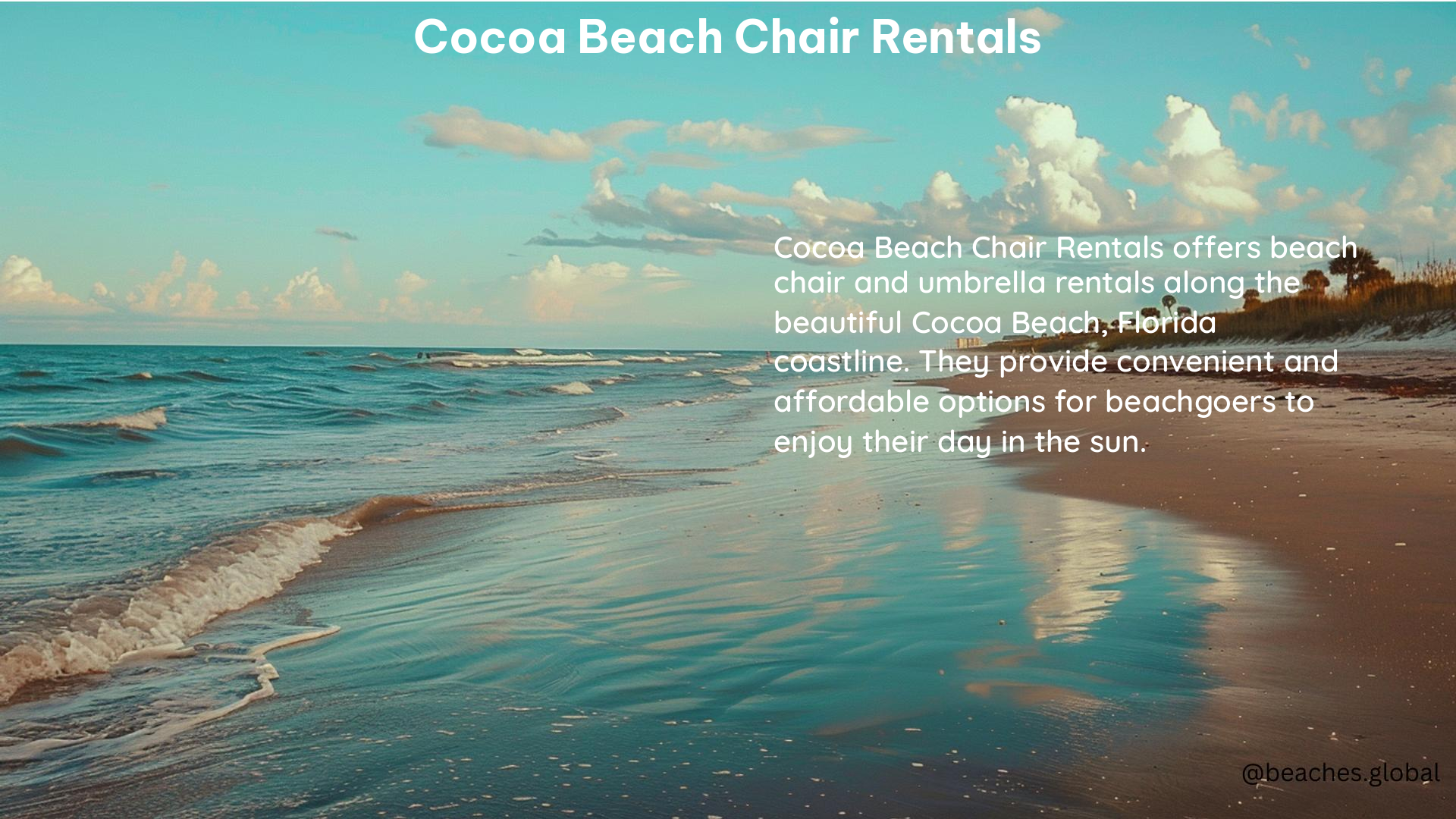 Cocoa Beach Chair Rentals