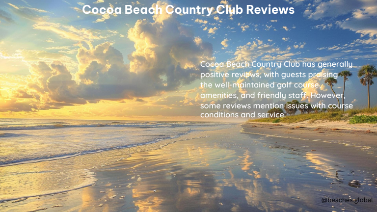 Cocoa Beach Country Club Reviews