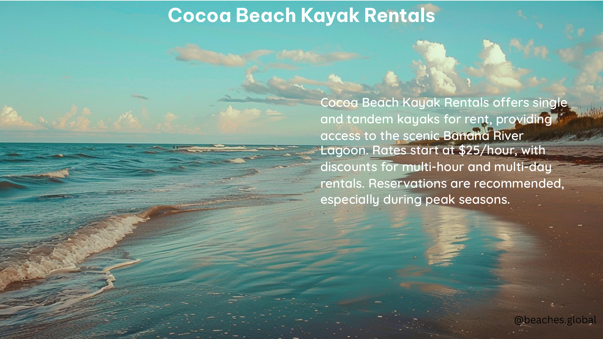 Cocoa Beach Kayak Rentals