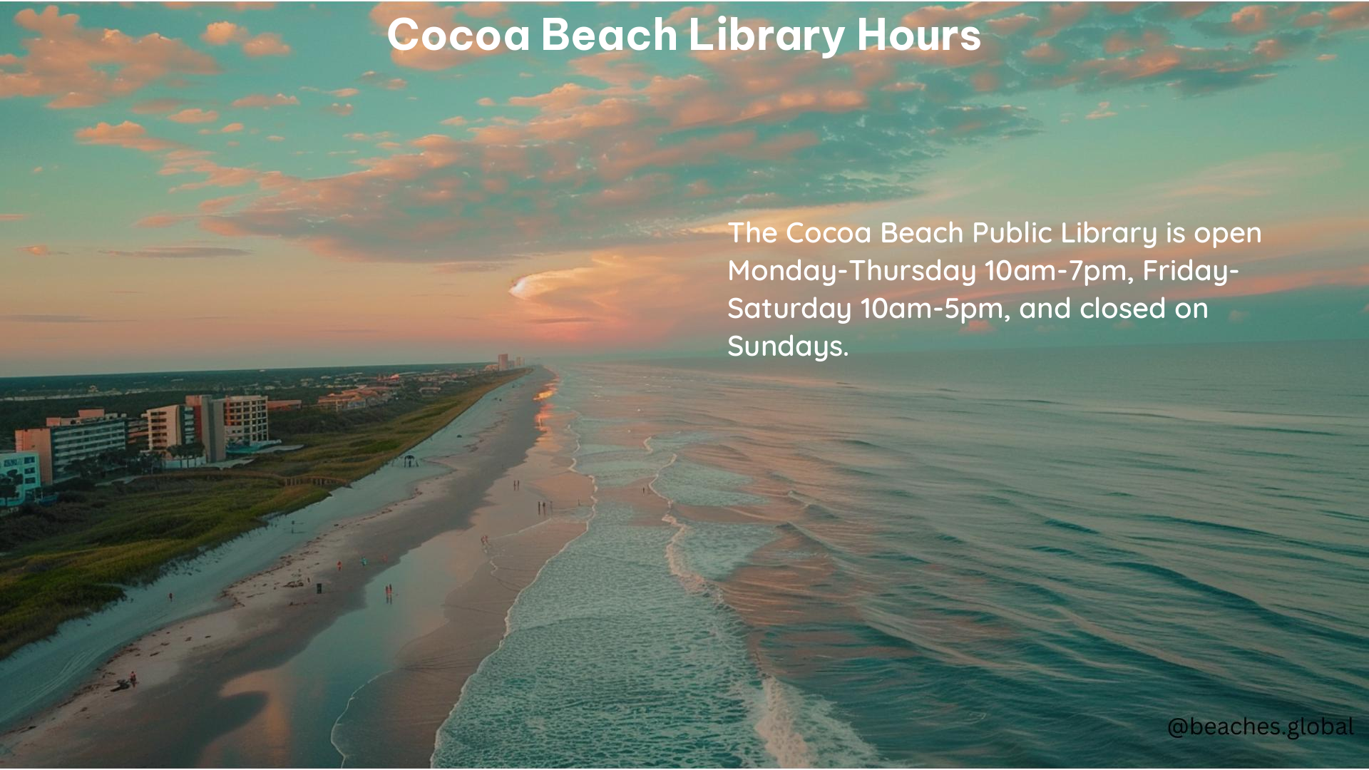 Cocoa Beach Library Hours