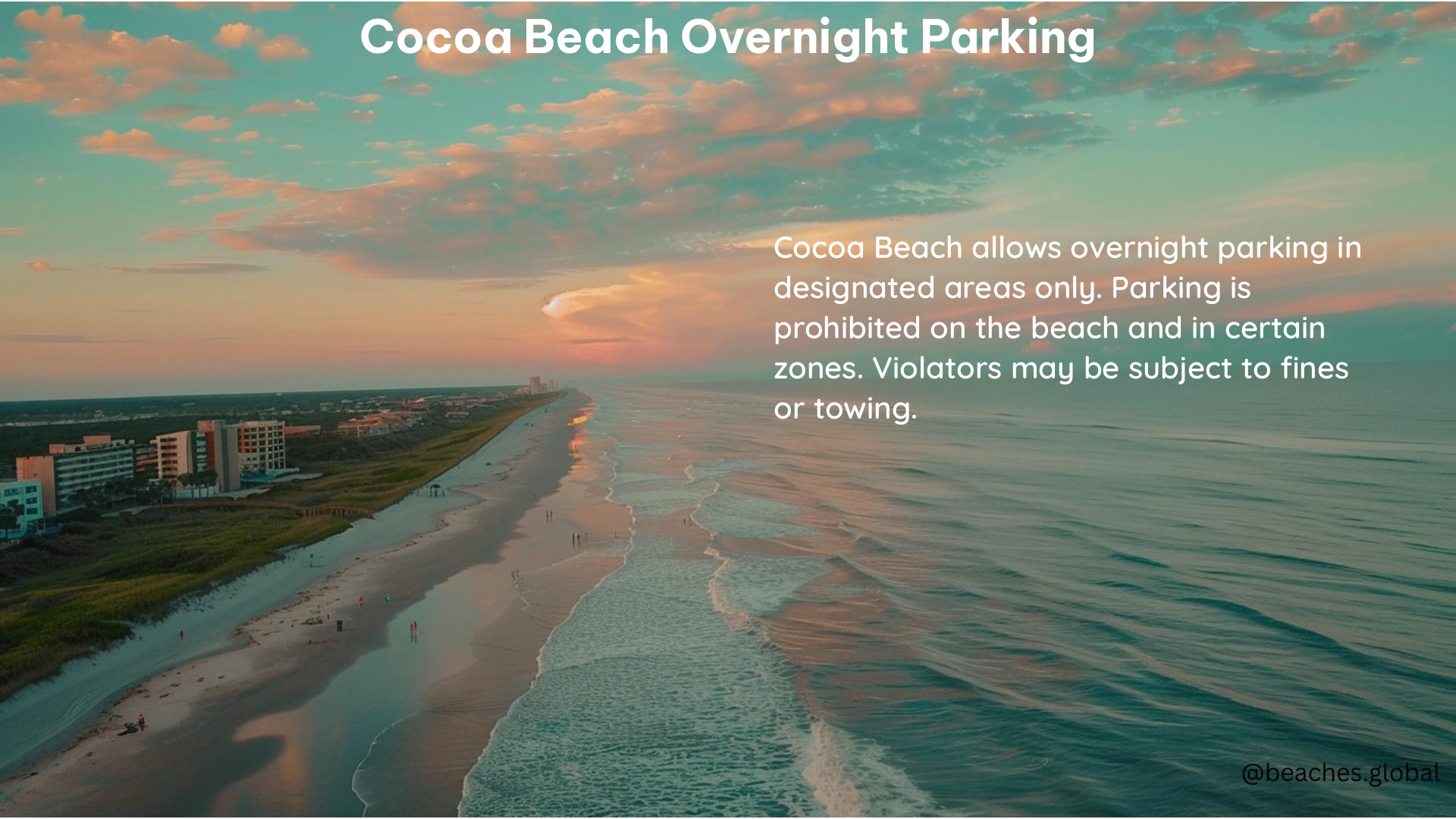 Cocoa Beach Overnight Parking