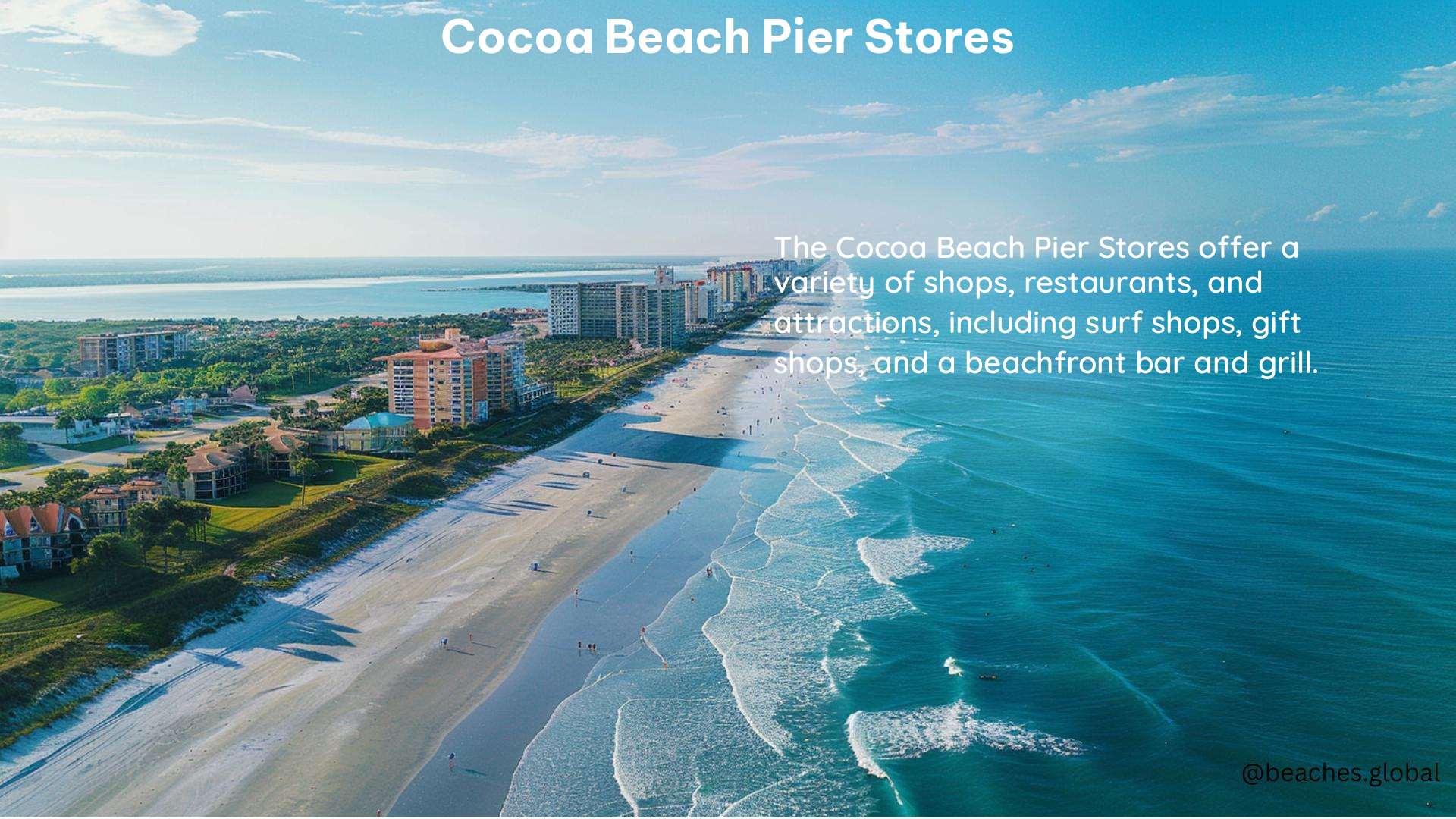 Cocoa Beach Pier Stores