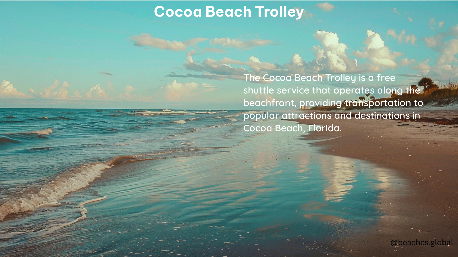 Cocoa Beach Trolley