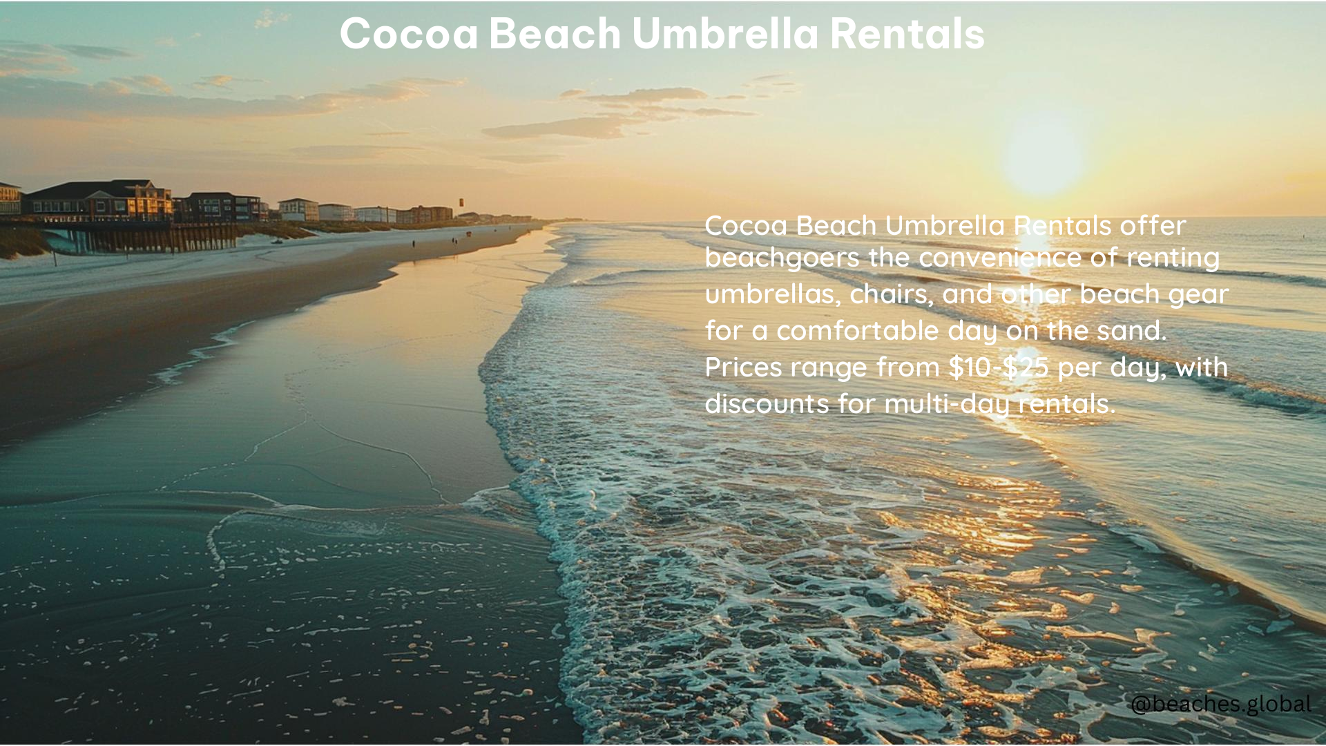 Cocoa Beach Umbrella Rentals