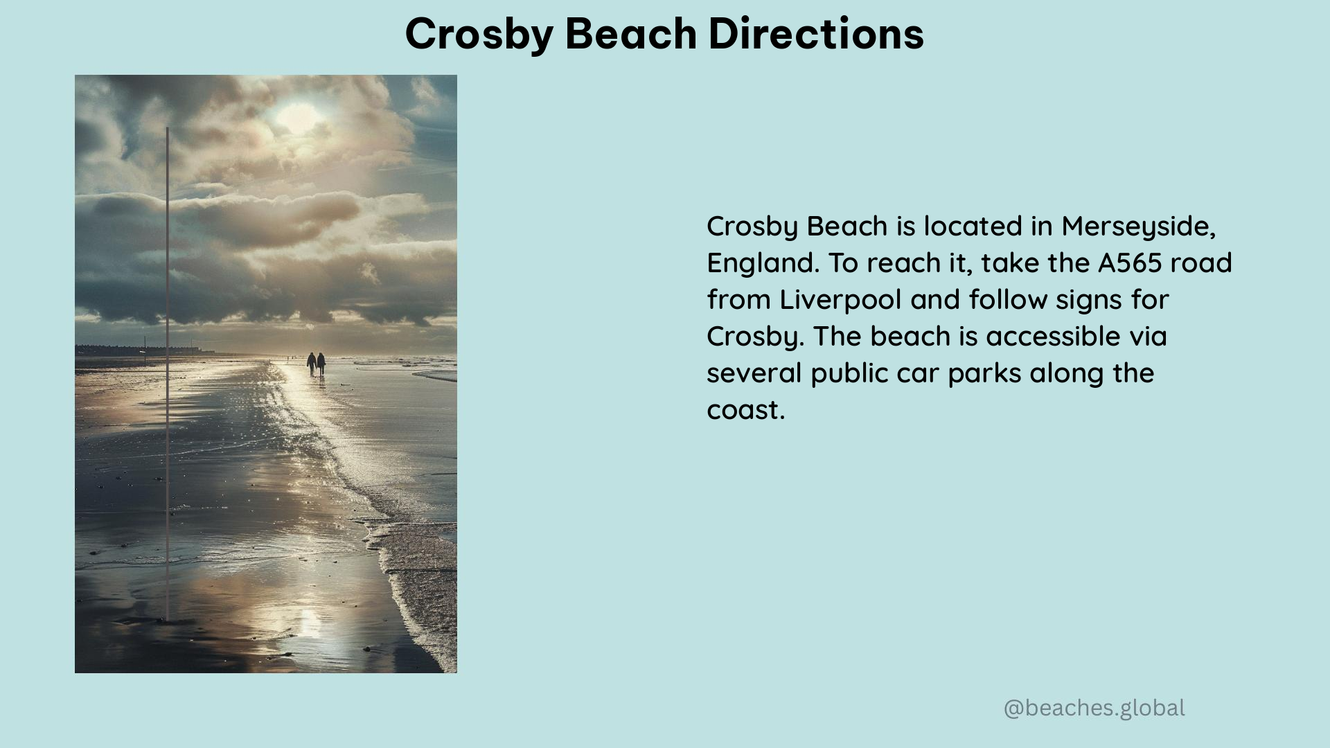 Crosby Beach Directions