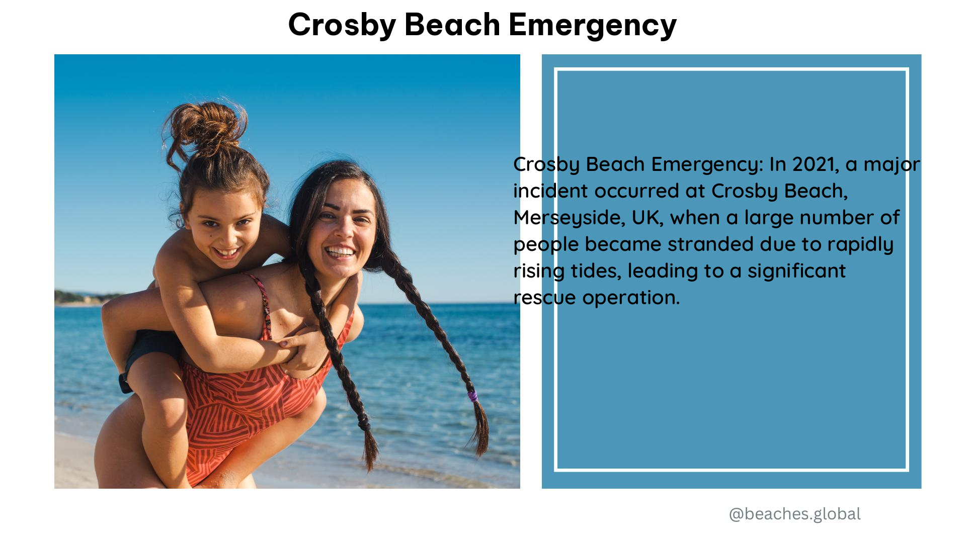 Crosby Beach Emergency