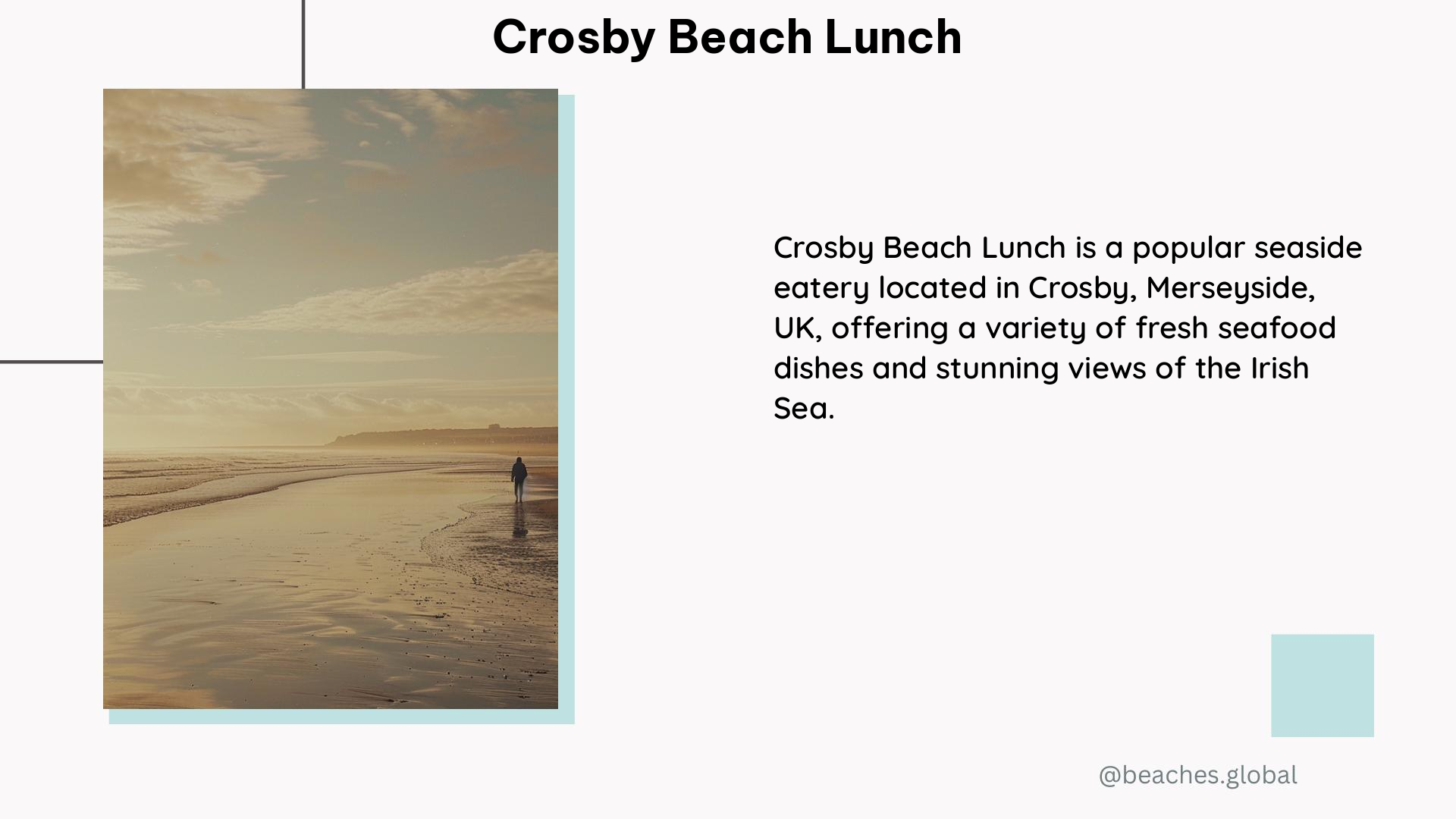 Crosby Beach Lunch