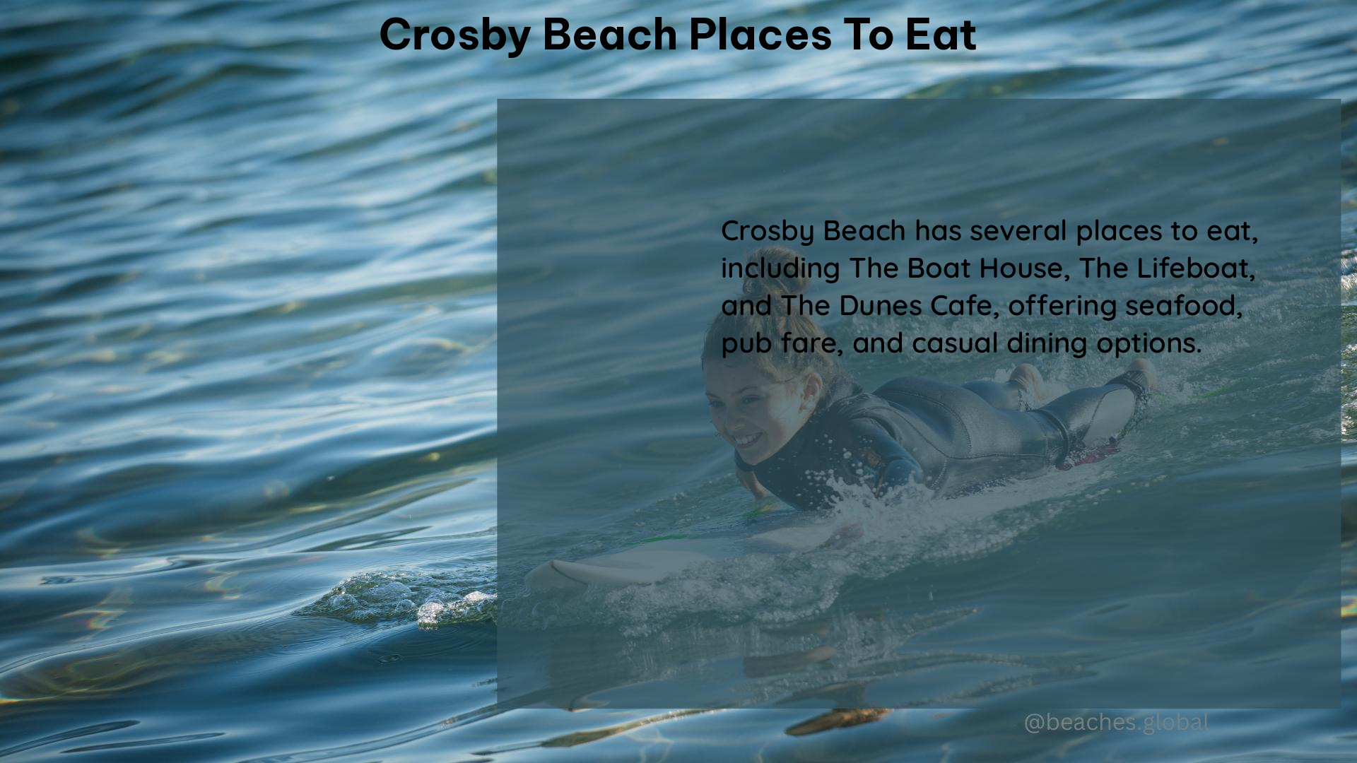 Crosby Beach Places to Eat