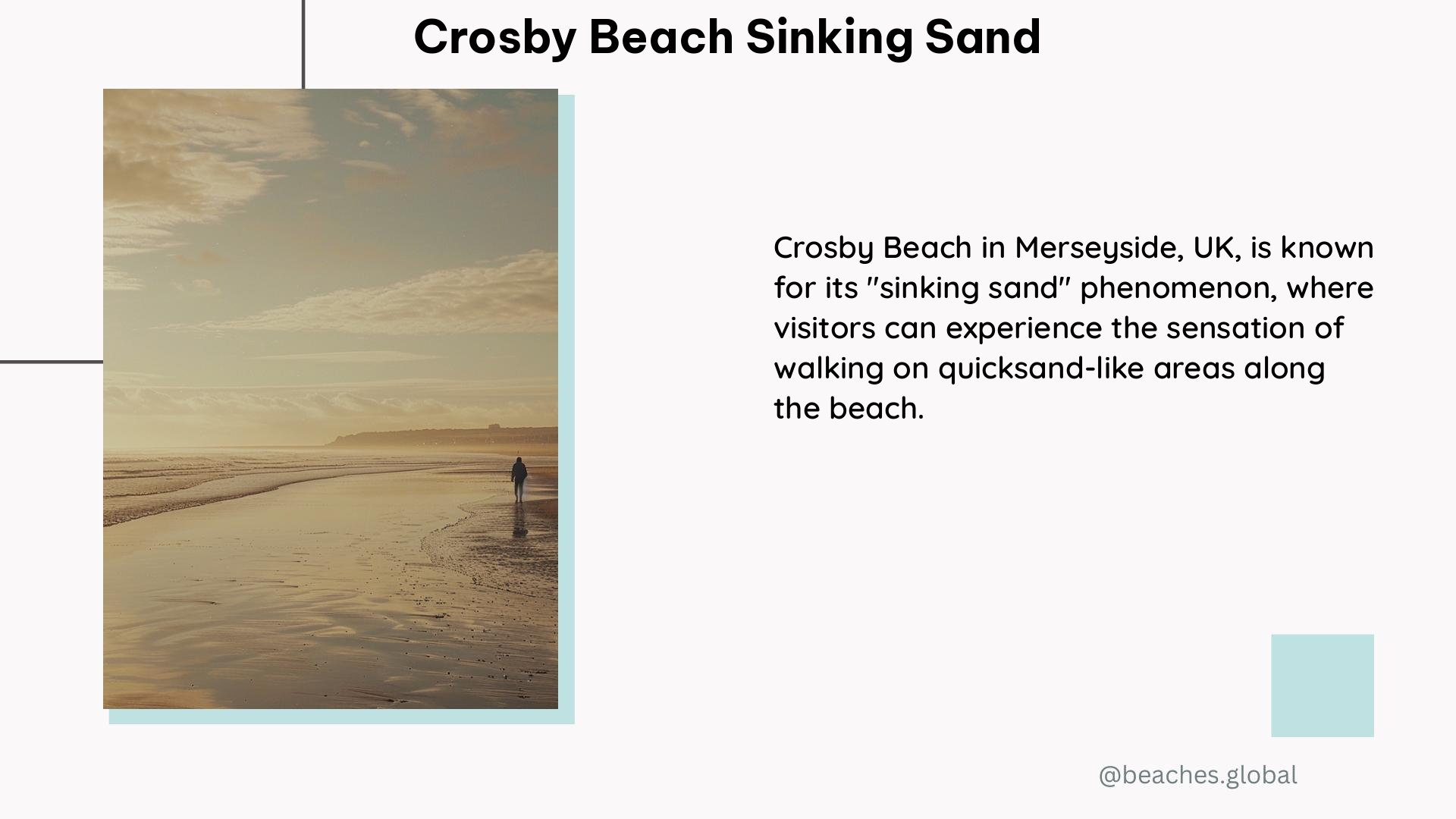 Crosby Beach Sinking Sand