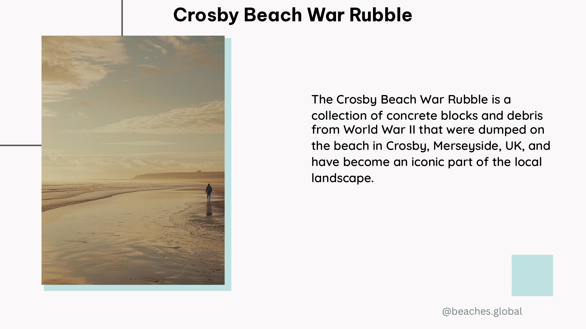 Crosby Beach War Rubble