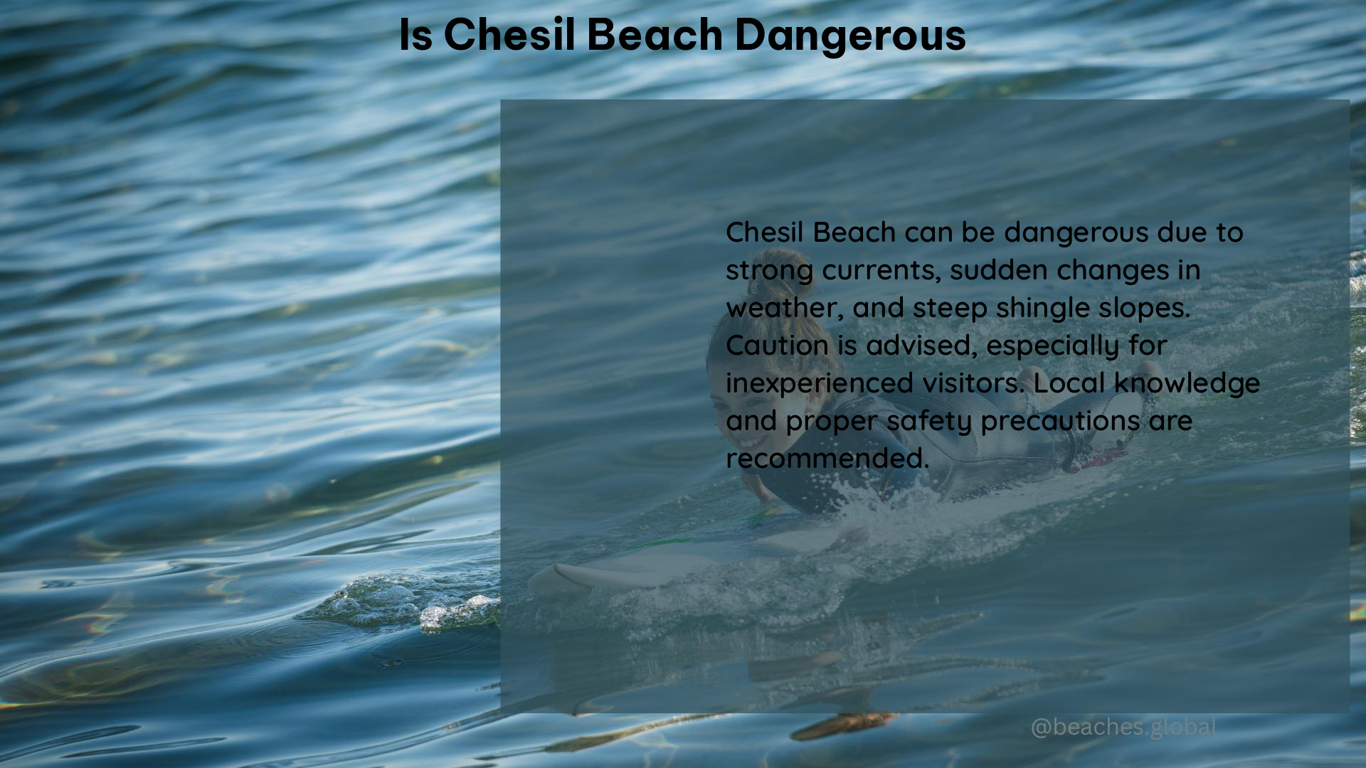 Is Chesil Beach Dangerous