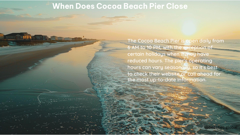 When Does Cocoa Beach Pier Close