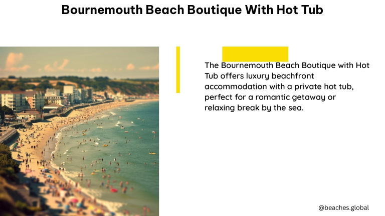 bournemouth beach boutique with hot tub