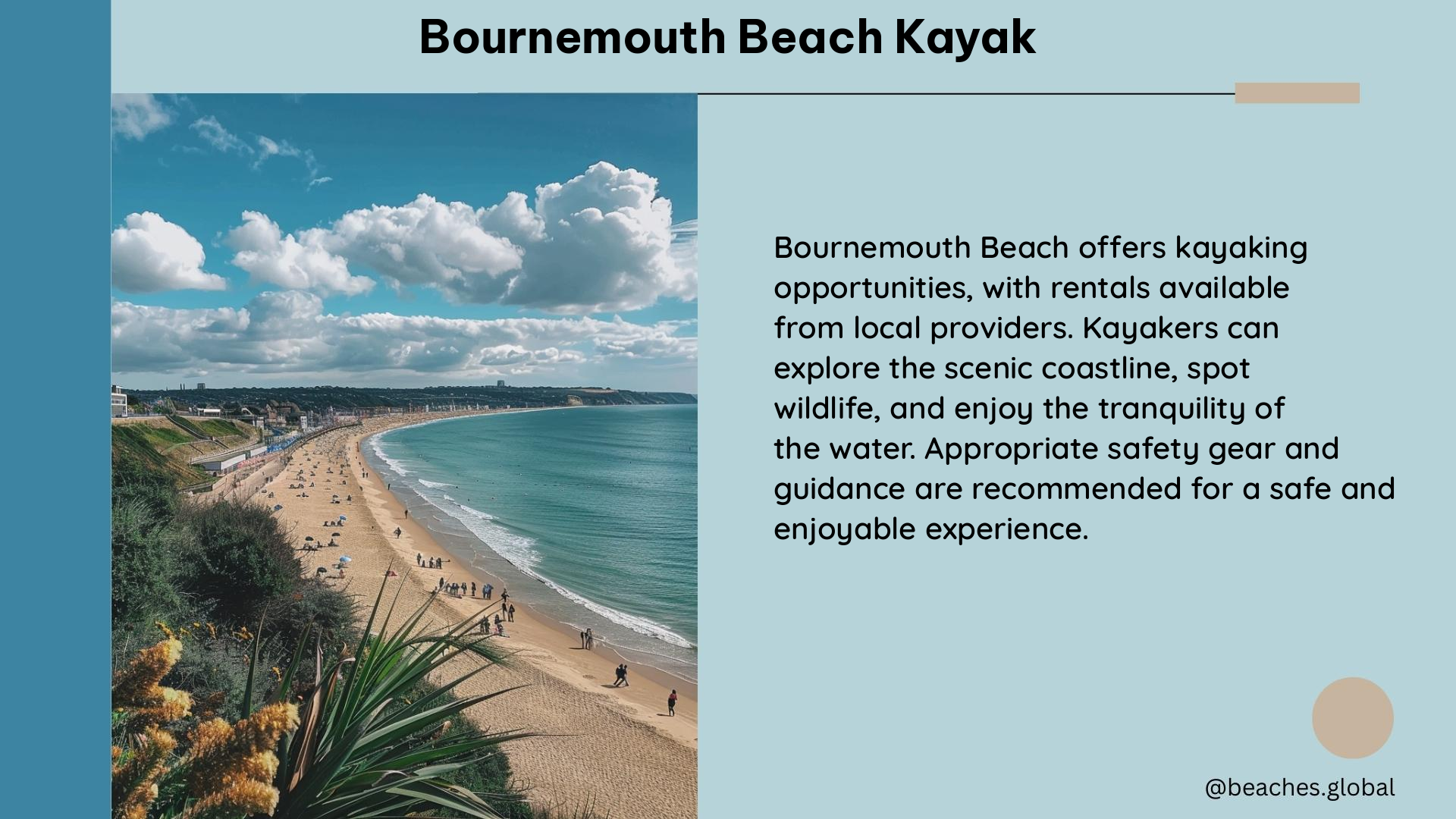 bournemouth beach kayak