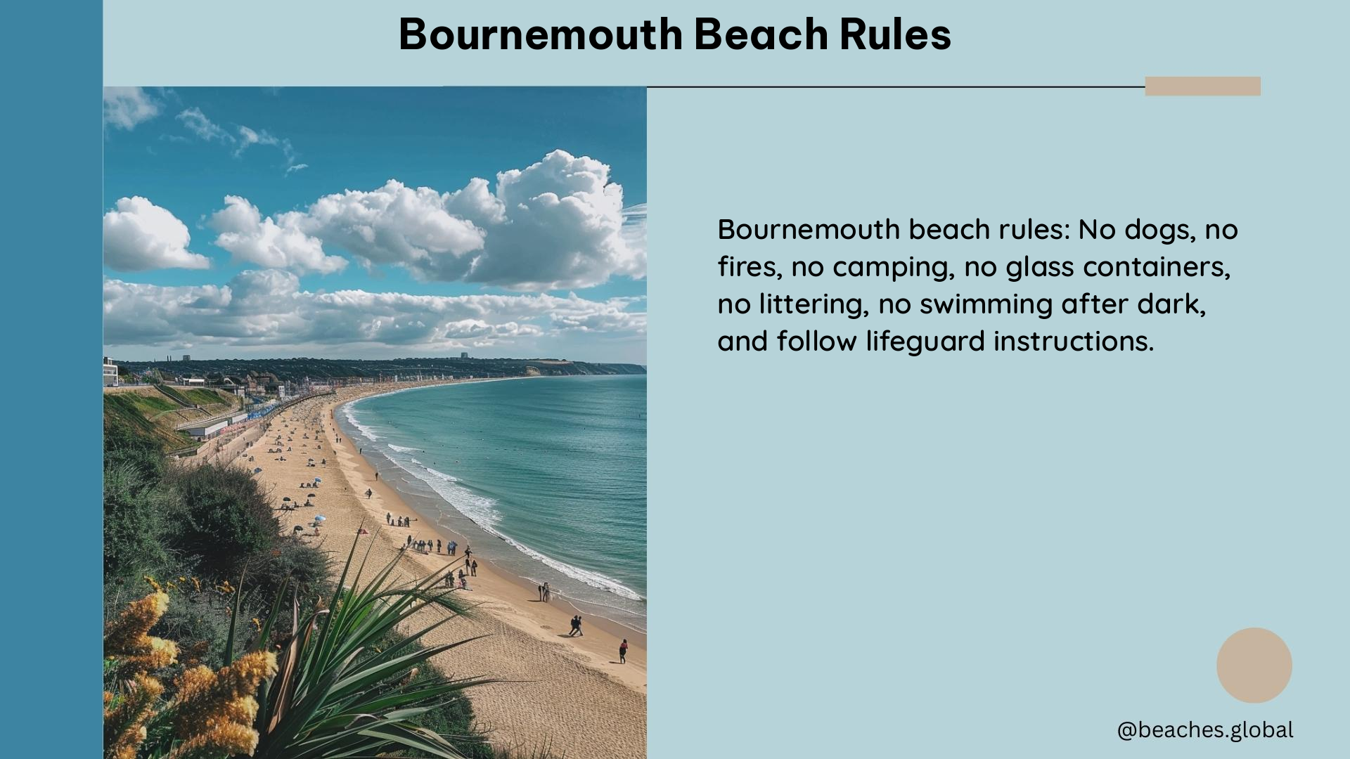 bournemouth beach rules