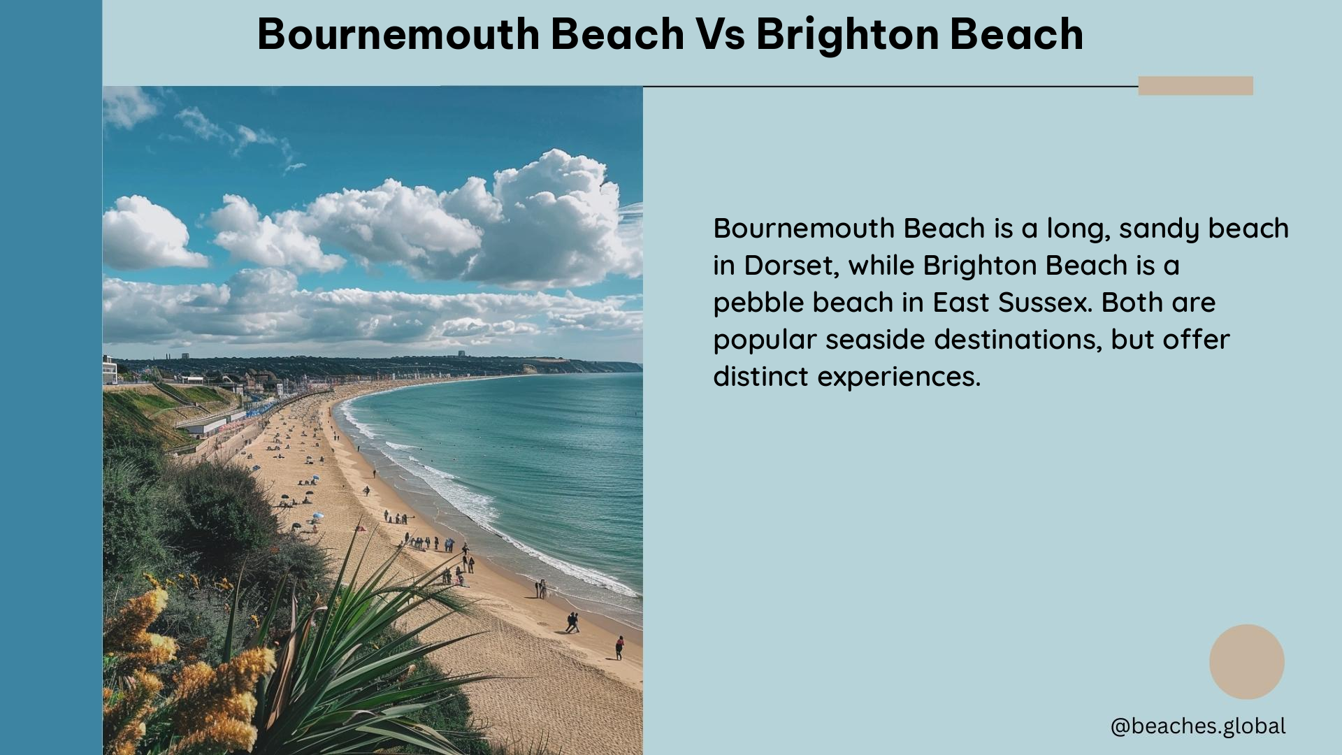 bournemouth beach vs brighton beach