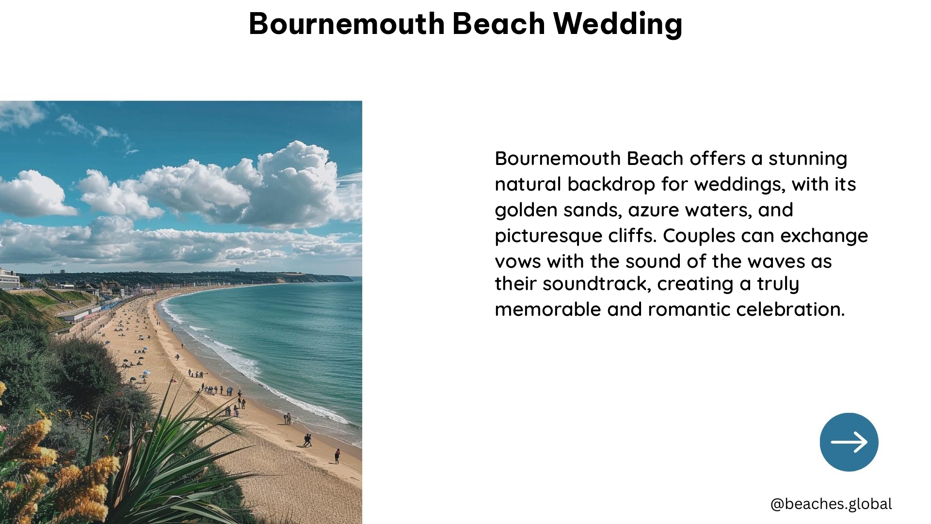 bournemouth beach wedding