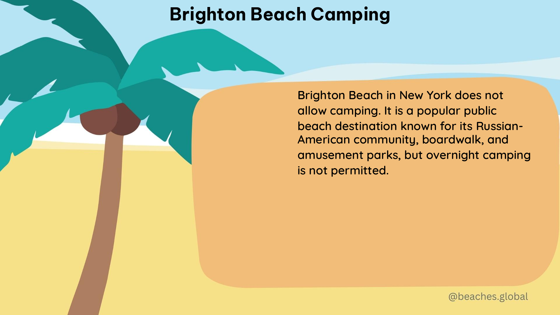 brighton beach camping