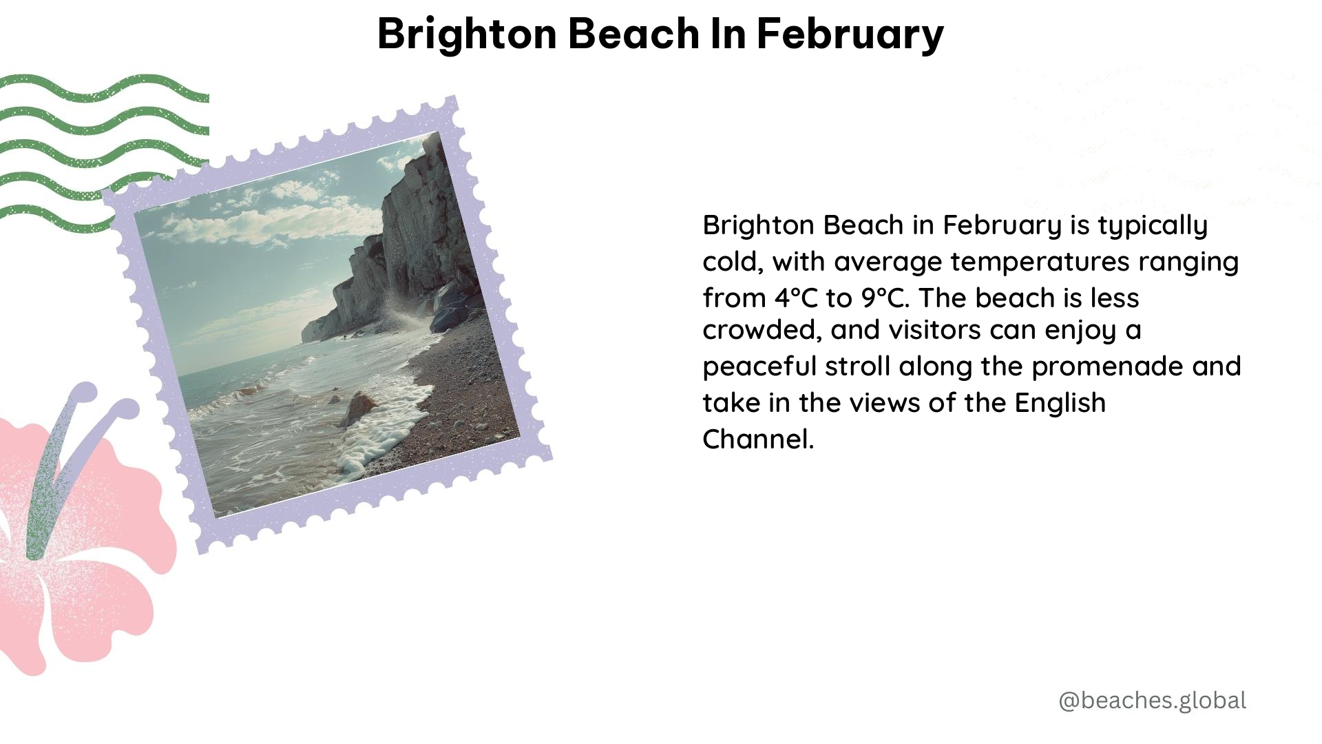 brighton beach in February