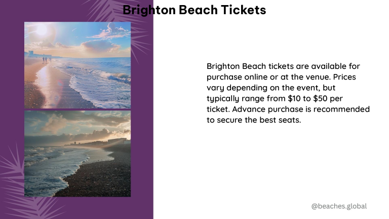 brighton beach tickets