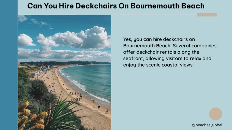 can you hire deckchairs on bournemouth beach