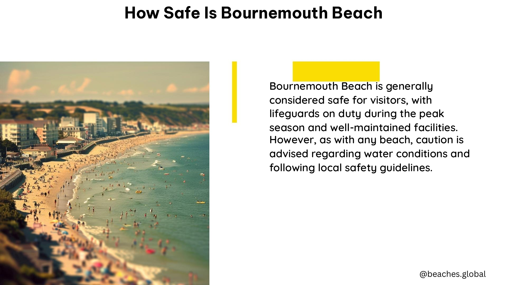 how safe is bournemouth beach