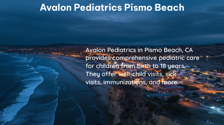 avalon pediatrics pismo beach