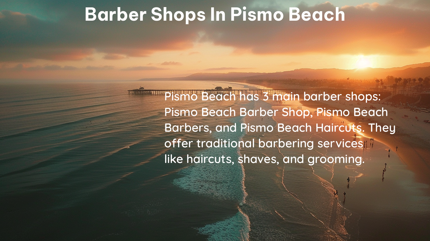 barber shops in pismo beach