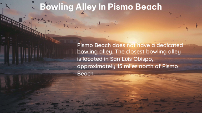 bowling alley in pismo beach