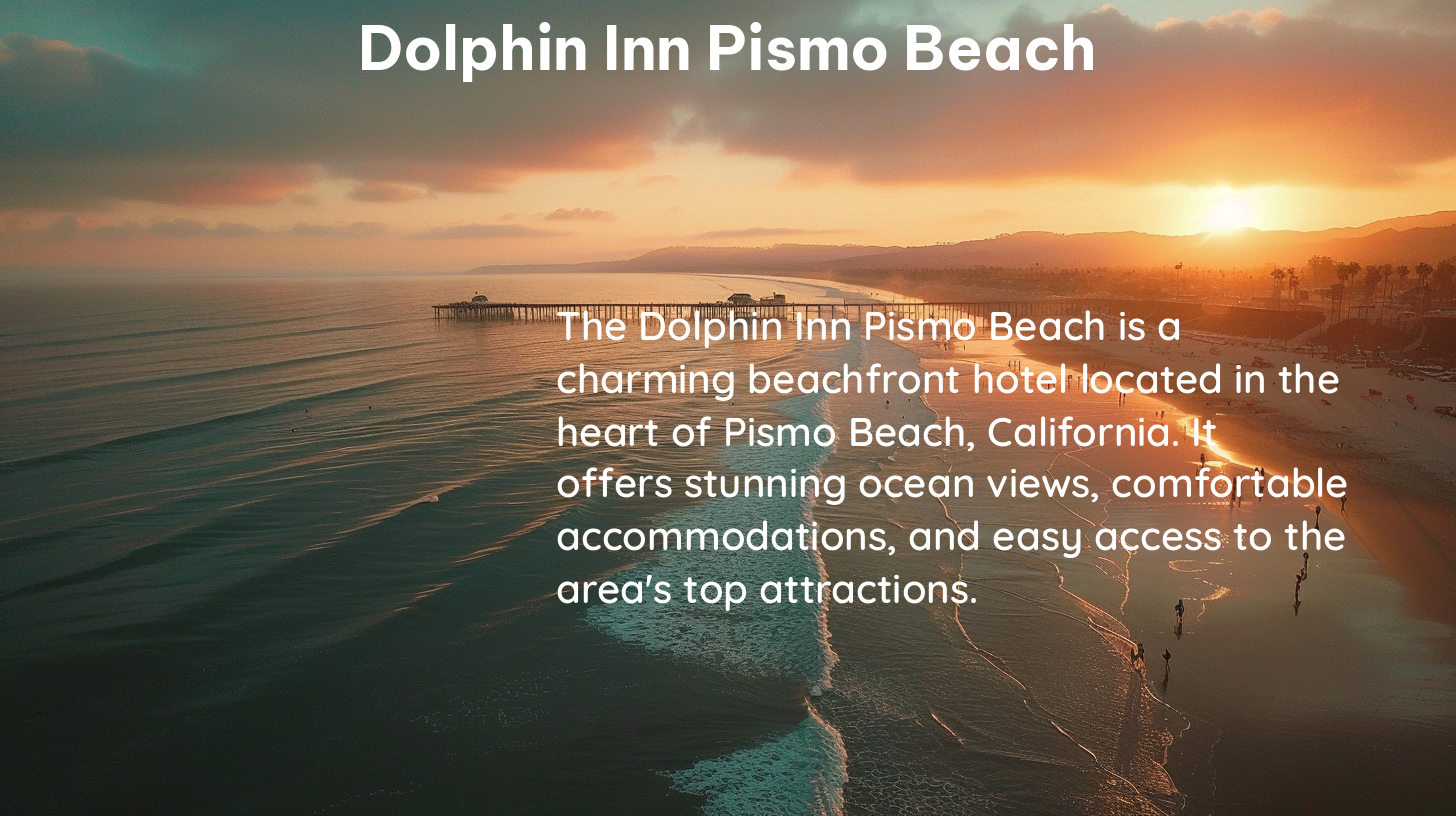 dolphin inn pismo beach