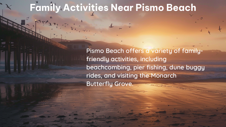 family activities near pismo beach